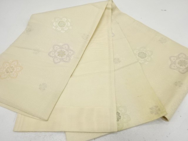  アンティーク　紗　華紋織り出し袋帯（材料）